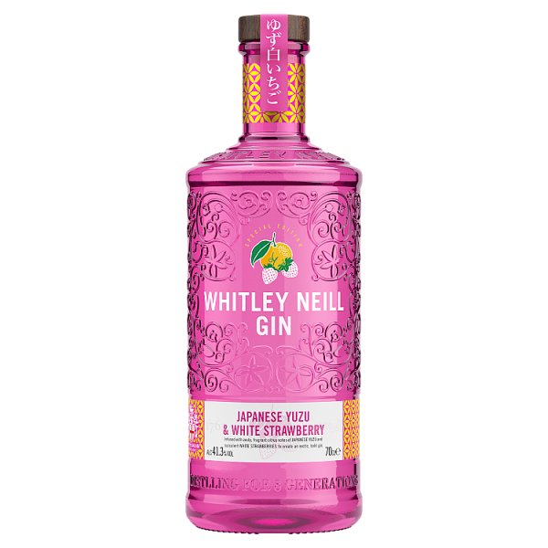 Whitley Neill Gin Japanese Yuzu & White Strawberry - 70cl