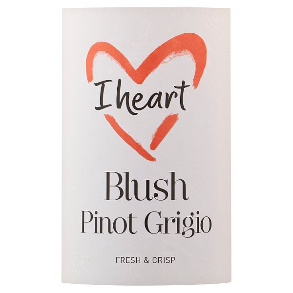 I Heart Blush Pinot Grigio 6 x 75cl Bottles