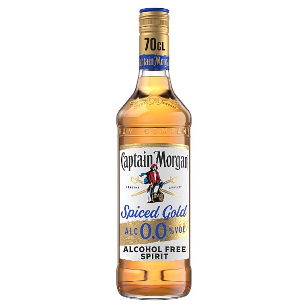 Captain Morgan Spiced Gold Alcohol Free Spirit 0.0% vol 70cl