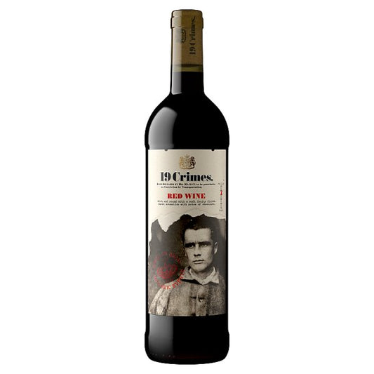 19 Crimes Red Wine 6 x 750ml Bottles