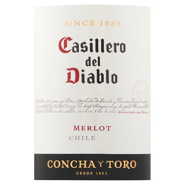Casillero del Diablo Merlot 6 x 75cl Bottles