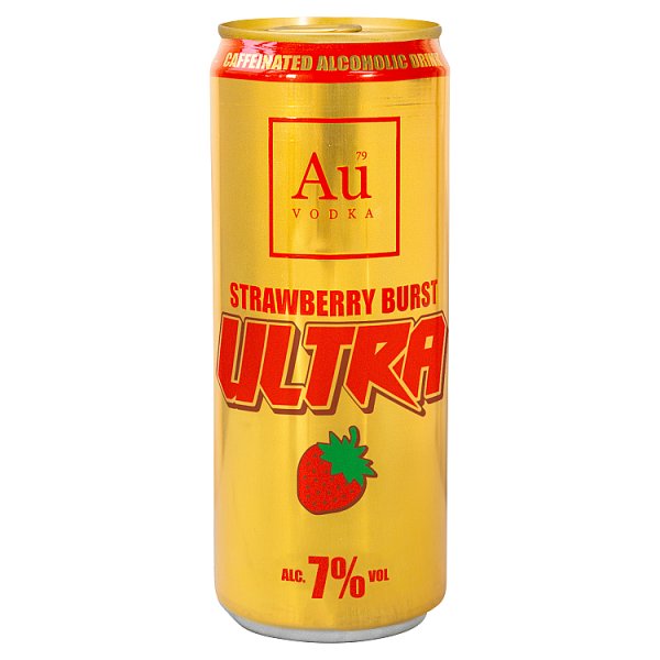 Au Vodka Ultra Strawberry Burst 12 x 500ml