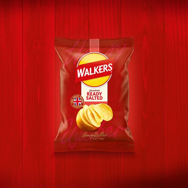 Walkers Ready Salted Crisps 32 x 32.5g