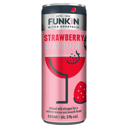 Funkin Strawberry Daiquiri Nitro Cocktails 12 x 200ml