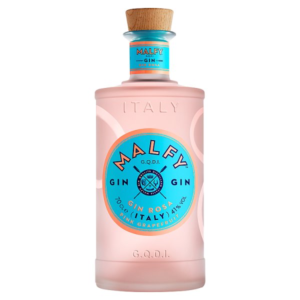 Malfy Rosa Pink Grapefruit Flavoured Gin, - 70cl Bottle