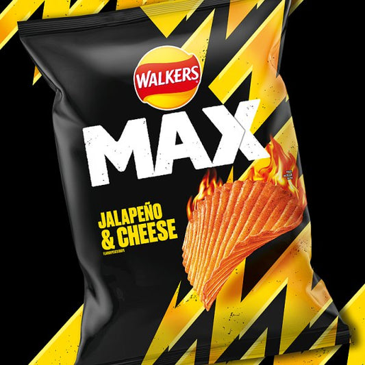 Walkers MAX Jalapeno & Cheese Sharing Crisps 15 x 70g