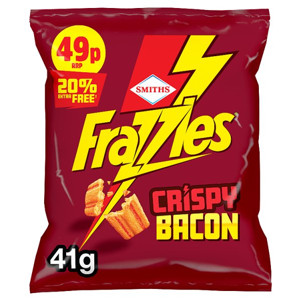 Smiths Frazzles Bacon Crisps PMP 30 x 41g