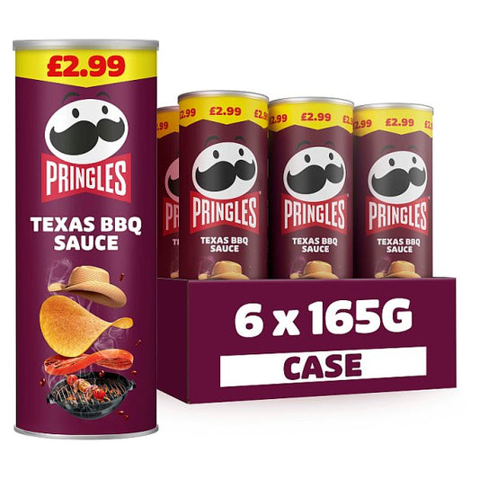 Pringles Texas BBQ Sharing Crisps 6 x 165g