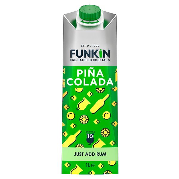 Funkin Pre-Batched Cocktails Piña Colada - 1L