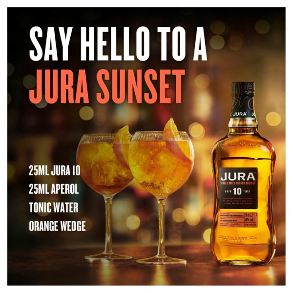 Jura Aged 10 Years Single Malt Scotch Whisky - 70cl