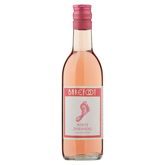 Barefoot White Zinfandel Rosé Wine 12 x 187ml
