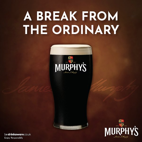 Murphy's Draught Irish Stout 4% ABV Multipack Beer Cans 24 x 440ml