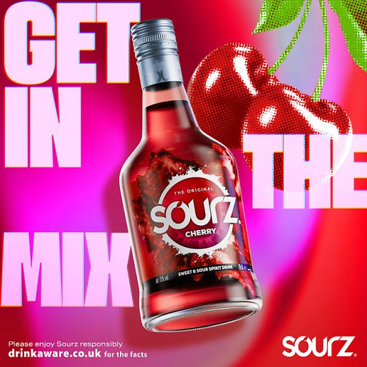 Sourz Cherry Sweet & Sour Liqueur 70cl