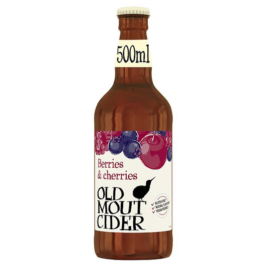 Old Mout Cider Berries & Cherries Bottle 12 x 500ml