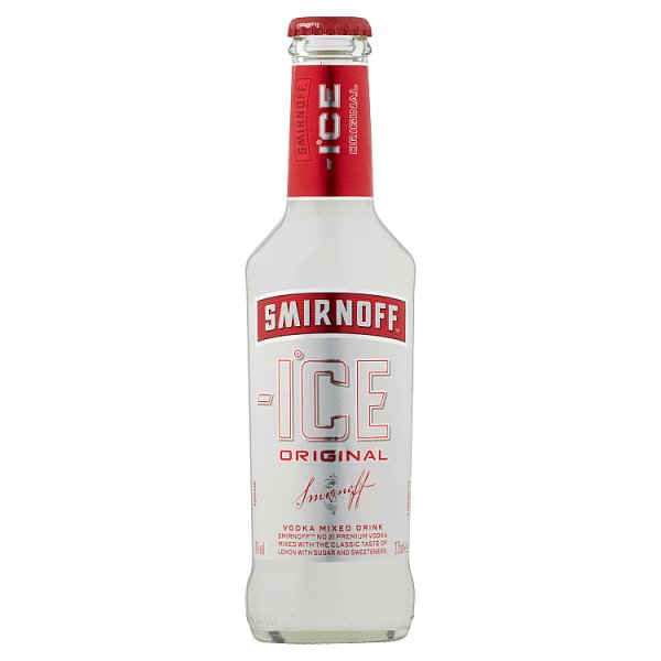Smirnoff Ice Vodka Original Ready to Drink Bottle 24 x 275ml