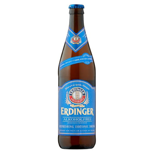 Erdinger Alkoholfrei Low Alcohol Wheat Beer 12 x 500ml Bottles
