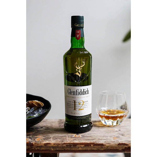 Glenfiddich 12 Year Old Single Malt Scotch Whisky 70cl