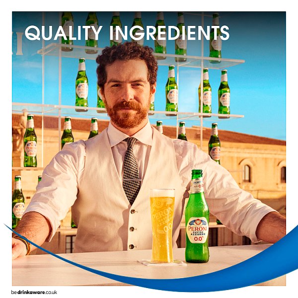Peroni Nastro Azzurro Alcohol Free 0.0% 12 x 330ml