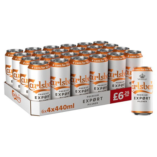 Carlsberg Premium Expørt Pilsner 24 x 440ml Can