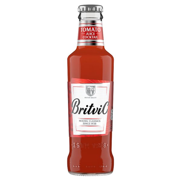 Britvic Tomato Juice Cocktail Bottle 24 x 200ml NRB