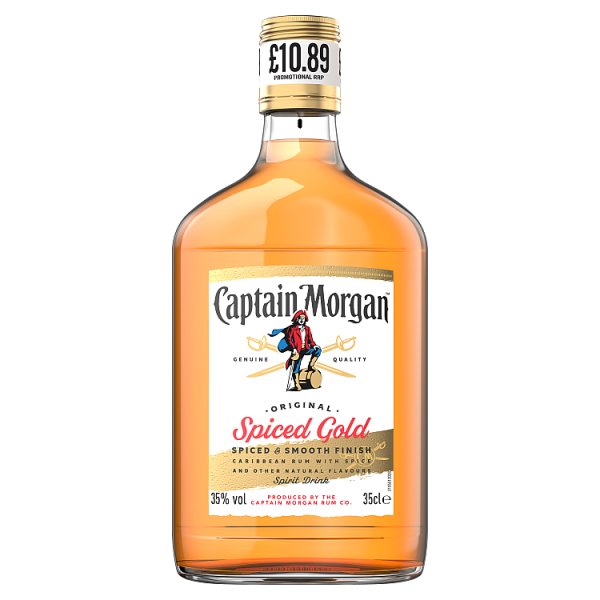 Captain Morgan Original Spiced Gold Rum Based Spirit Drink 35% Vol 6 x 35cl