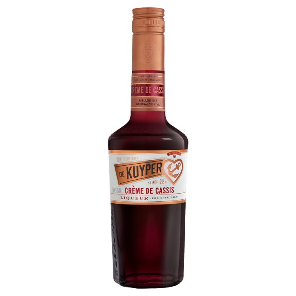 De Kuyper Crème de Cassis Cocktail Liqueur - 50cl Bottle