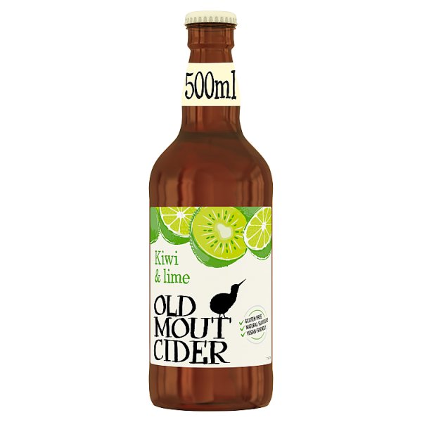 Old Mout Cider Kiwi & Lime Bottle 12 x 500ml