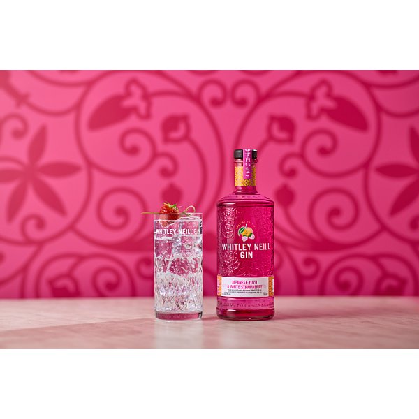 Whitley Neill Gin Japanese Yuzu & White Strawberry - 70cl