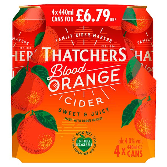 Thatchers Blood Orange Cider 24 x 440ml Cans