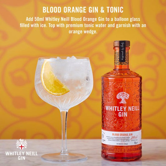 Whitley Neill Blood Orange Gin - 70cl