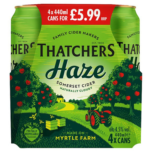 Thatchers Haze Somerset Cider 24 x 440ml