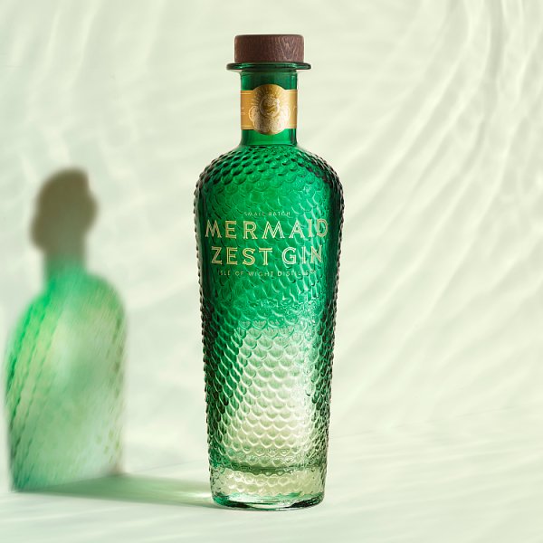 ISLE OF WIGHT DISTILLERY Mermaid Zest Gin - 70cl Bottle