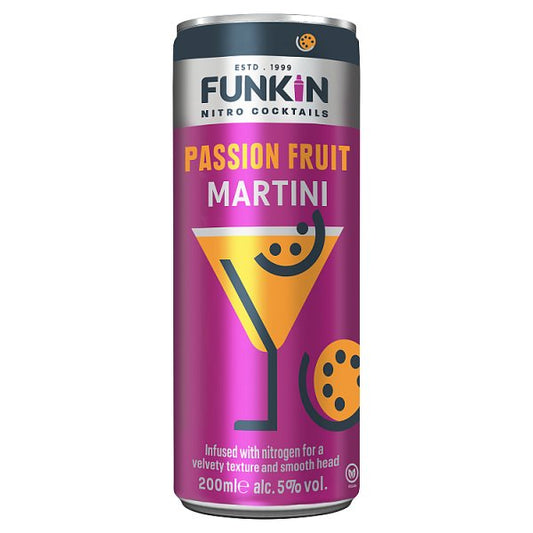Funkin Passion Fruit Martini Nitro Cocktails 12 x 200ml
