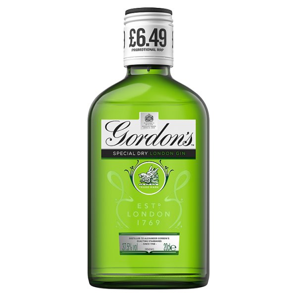 Gordon's London Dry Gin 37.5% vol 6 x 20cl