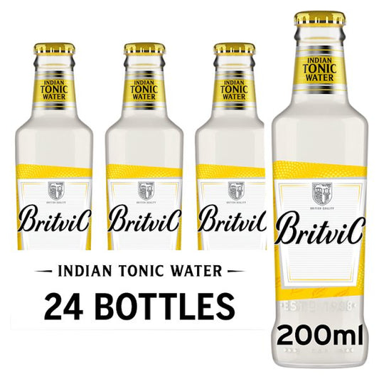 Britvic Indian Tonic Water Bottle 24 x 200ml NRB