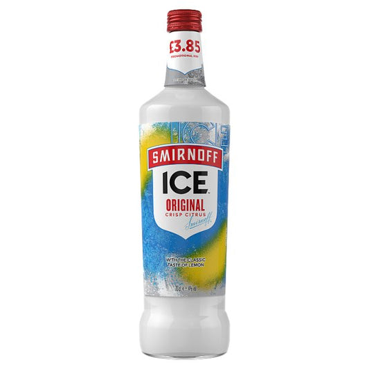 Smirnoff Ice Original Ready To Drink Premix 4% vol 70cl Bottle (Case of 6)