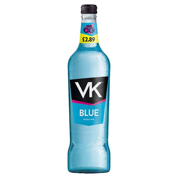 VK Blue Vodka Mix 6 x 70cl Bottle