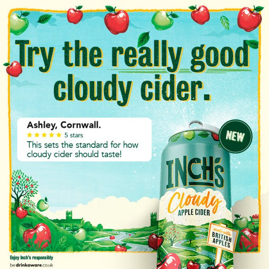 Inch's Cloudy Apple Cider Cans 24 x 440ml