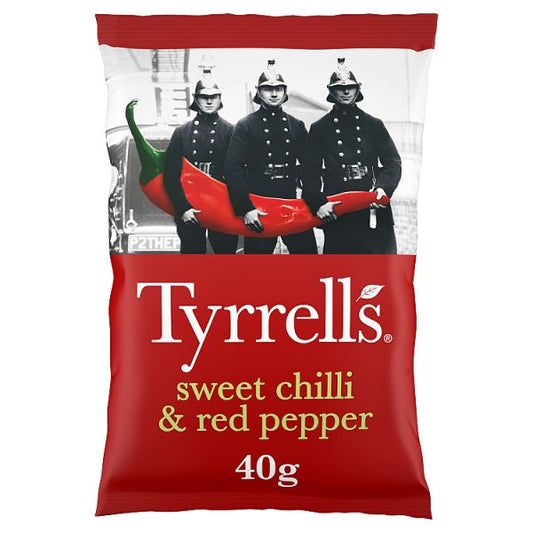 Tyrrells Sweet Chilli & Red Pepper Crisps 24 x 40g
