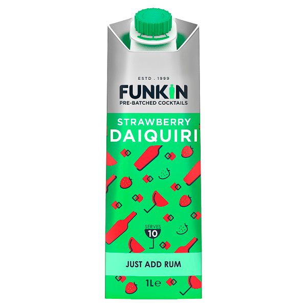 Funkin Pre-Batched Cocktails Strawberry Daiquiri - 1L