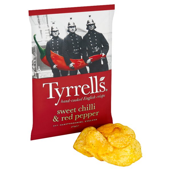 Tyrrells Sweet Chilli & Red Pepper Crisps 24 x 40g