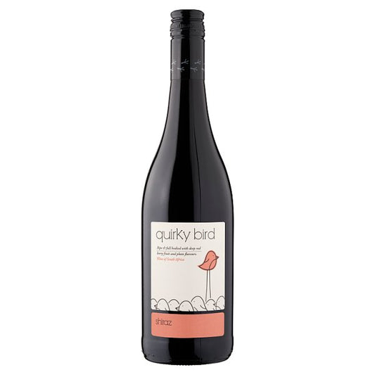 Quirky Bird Shiraz Bottle 6 x 75cl