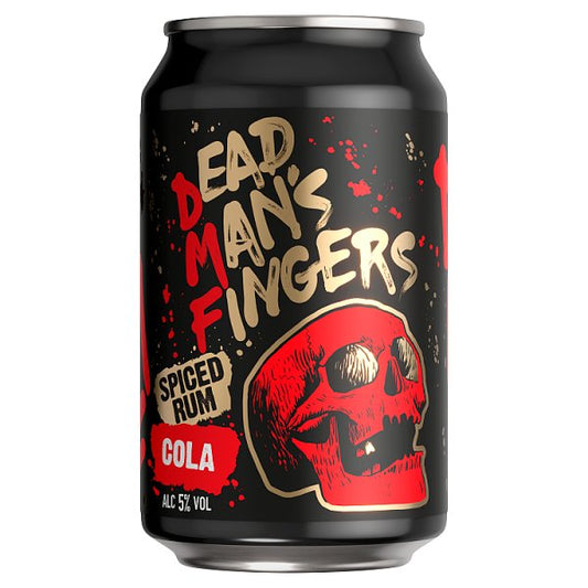 Dead Man's Fingers Spiced Rum & Cola 5% 12 x 330ml