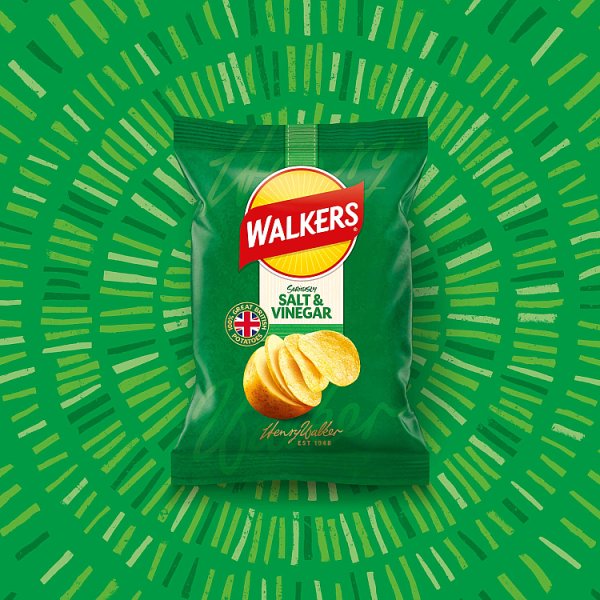Walkers Salt & Vinegar Crisps 32 x 32.5g