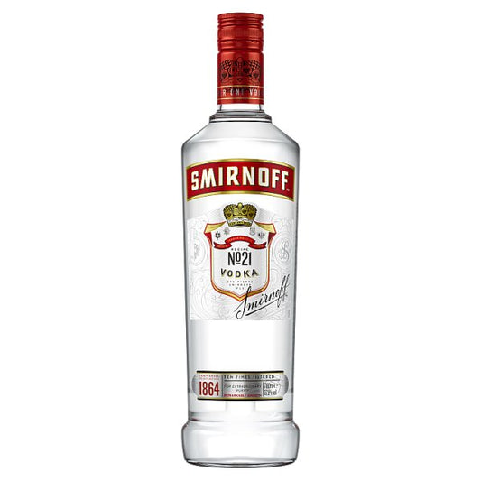 Smirnoff No. 21 Vodka 37.5% Vol - 70cl Bottle