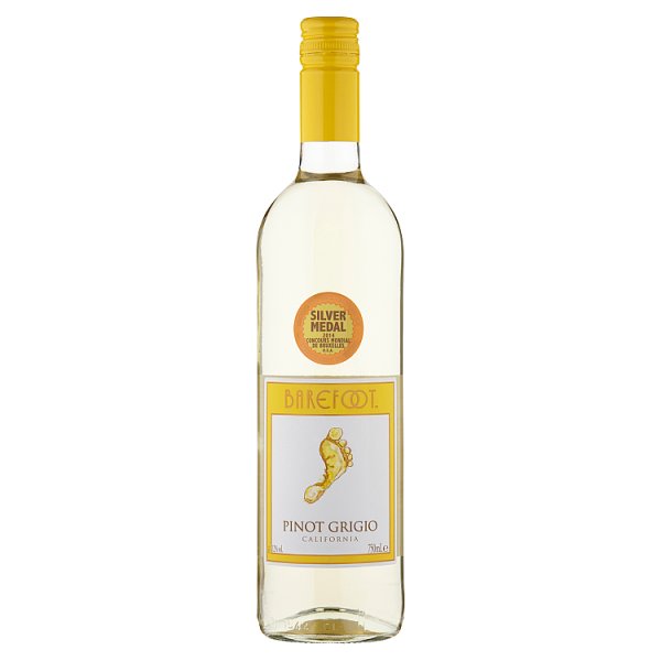 Barefoot Pinot Grigio White Wine 6 x 750ml