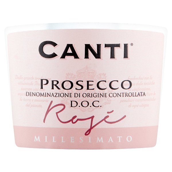 Canti Prosecco D.O.C Rosè 6 x 75cl Bottle