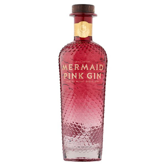Isle of Wight Distillery Mermaid Pink Gin - 70cl Bottle