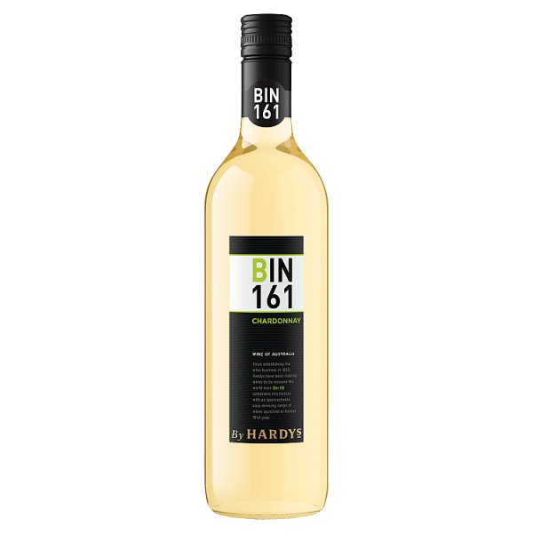 Bin 161 By Hardys Chardonnay White Wine 6 x 75cl