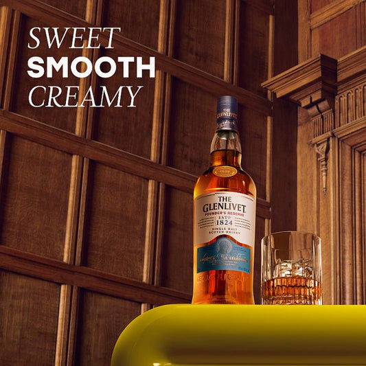 The Glenlivet Founders Reserve Single Malt Scotch Whisky - 70cl